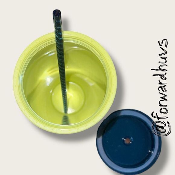 Starbucks Gradient Lemon Yellow Blue Studded Cold Tumbler – Venti 24oz - Picture 5 of 9